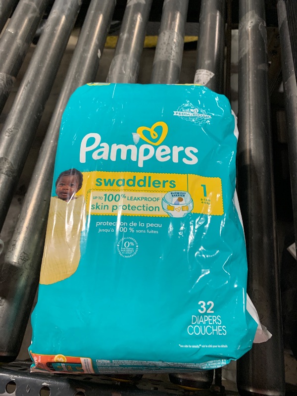 Photo 1 of PAMPERS SIZE 1 DIAPERS