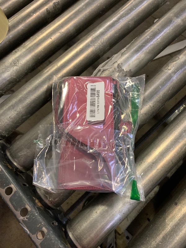 Photo 1 of Defencase Compatible with iPhone 16 Plus Case Wallet with RFID Blocking Card Holder for Women Men, PU Leather Magnetic Snap Flip Zipper Strap Wallet Phone Case Fit for iPhone 16 Plus 6.7", Wine Red