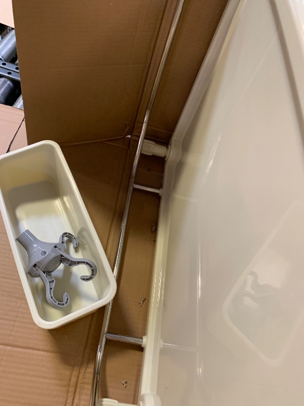Photo 1 of OLERN Medical Rolling Crash Cart with Accessories-CPR Board, IV Pole, O2 Holder, Trash Bin, Drawers with Dividers, Mobile Medical Cart for Clinic, Hospital, Nursing Center, Salon, 24.6”Wx19.1”Dx37.1”H