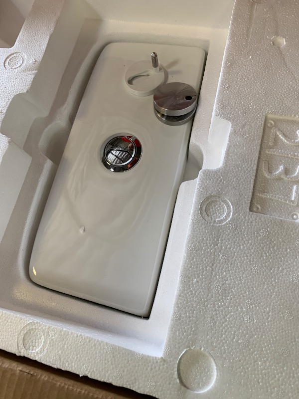 Photo 1 of HOROW HR-LT0037W Elongated One Piece Toilet For Bathroom, Powerful & Quiet Dual Flush Modern Toilet & Soft Closing Seat Include, 12 Rough-In, 27.19"D x 14.63"W x 29.32"H, White