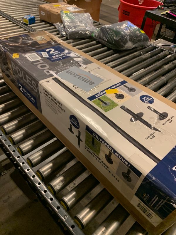 Photo 1 of EXCELLO GLOBAL PRODUCTS Bistro String Light Poles - 2 Pack - Extends to 10 Feet - Universal Mounting Options Included