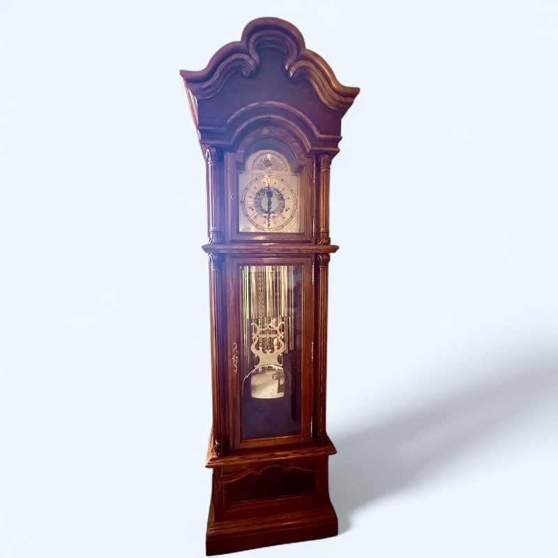 Photo 1 of VINTAGE HOWARD MILLER GRANDFATHER CLOCK MODEL #610-324 24” x 17” H88”