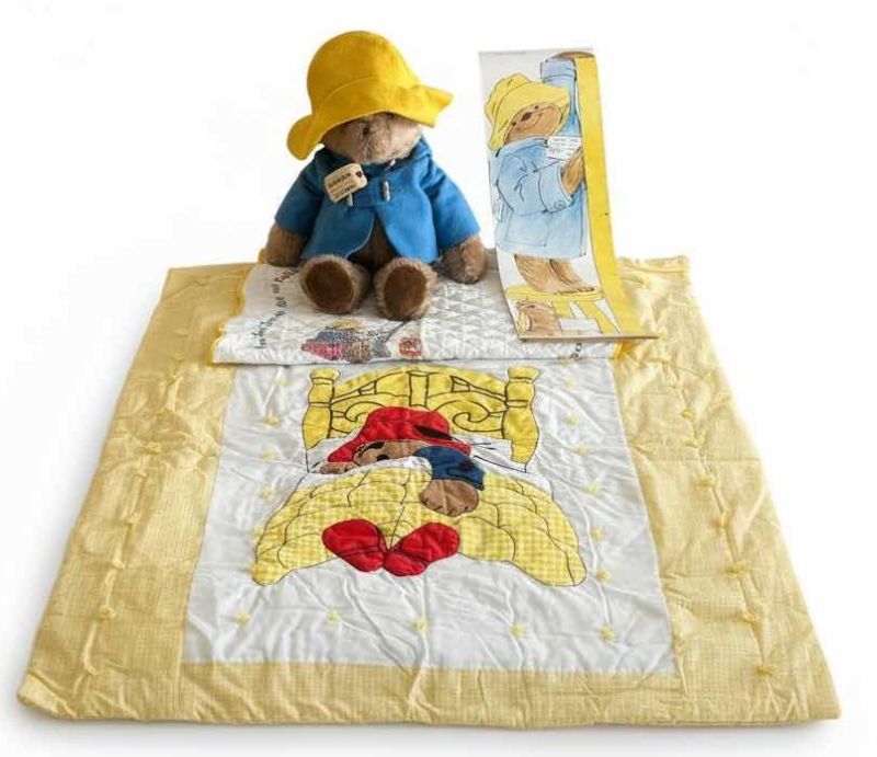Photo 1 of 4 PC PADDINGTON BABY - 2 BLANKETS, GROWTH CHART & PADDINGTON BEAR