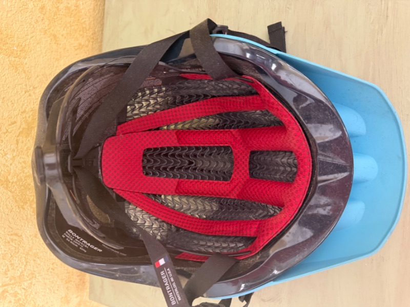 Photo 1 of BONTRAGER BLUE LADIES BIKE HELMET