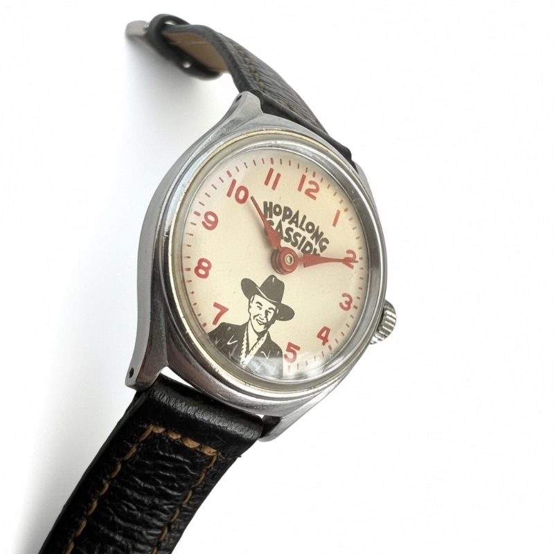 Photo 1 of VINTAGE 1950'S HOP-ALONG CASSIDY WRIST WATCH