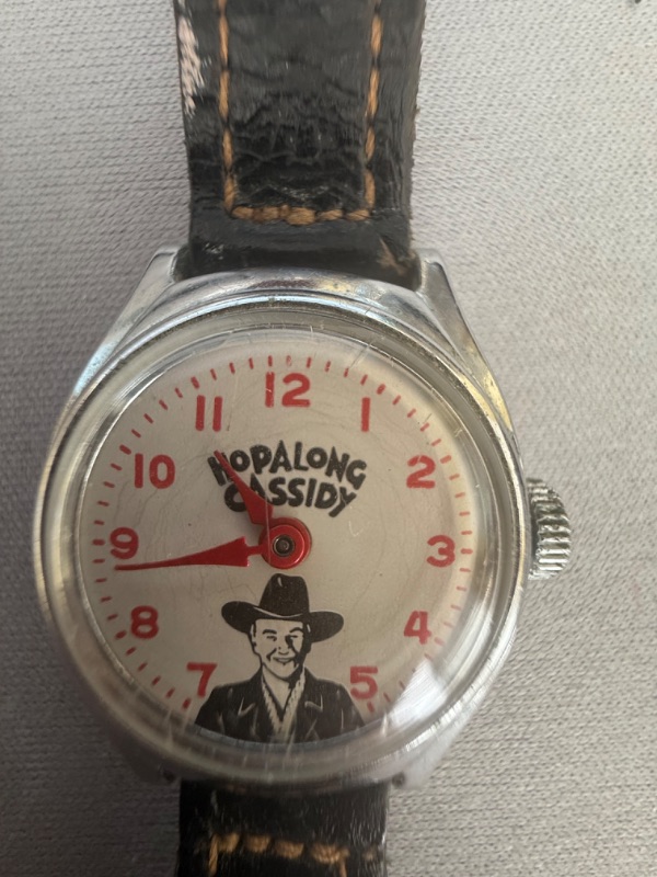 Photo 1 of VINTAGE 1950'S HOP-ALONG CASSIDY WRIST WATCH