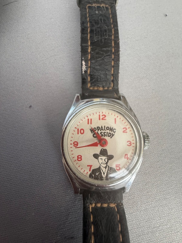 Photo 1 of VINTAGE 1950'S HOP-ALONG CASSIDY WRIST WATCH