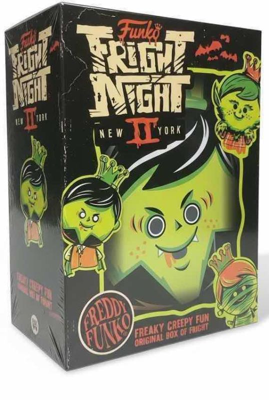 Photo 1 of NIB FUNKO POP “FRIGHT NIGHT ll” NEW YORK FREDDY VAMPIRE FREAKY CREEPY BOX OF FUN