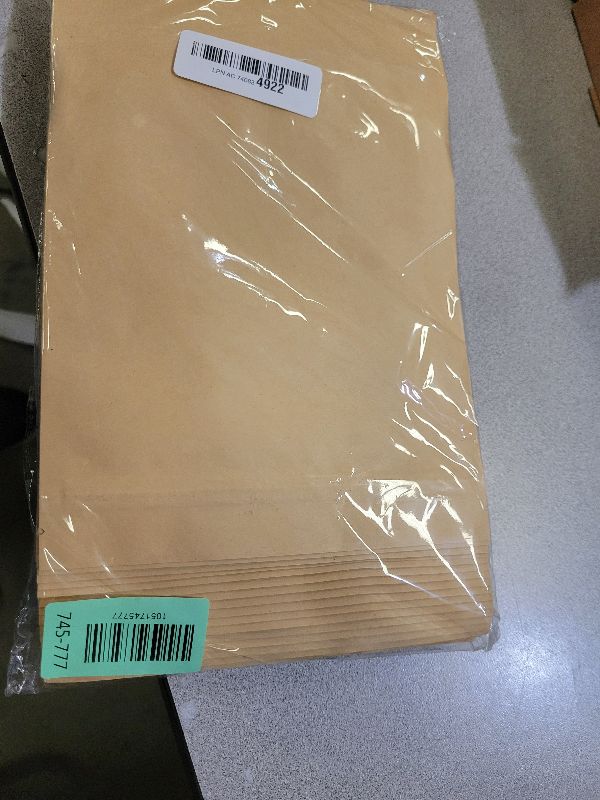 Photo 1 of 100pcs Kraft Bags with Window Resealable Stand Up Ziplock Pouches Bulk Food Storage Bag for Small Business 6.2x8.6"