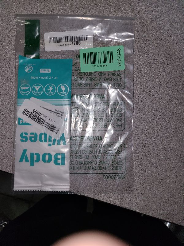 Photo 1 of 100Pcs Disposable Body Wipes, 7.8 x 9.8 inch Individually Wrapped Bath Wipe for Women and Men, No Rinse-Free Large Body Bath Shower Wipes for Home Travel Hotel Outdoors Camping After Gym (Light Blue)