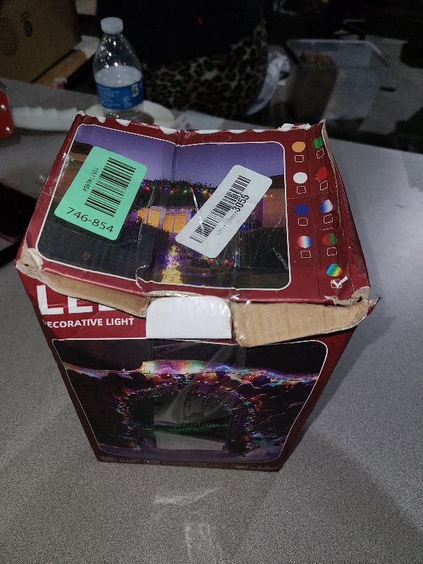 Photo 1 of 1500LED Christmas Lights Outdoor Use, 470ft 12 Modes Multicolor LED String Lights with Timer Dimmable, Waterproof Christmas Lights for Tree Wedding Xmas Patio Balcony Garden Decor Multicolor