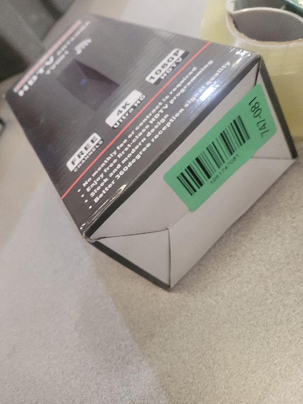 Photo 1 of 2025 Antenna for Smart TV for Local Channels,TV Antenna Indoor for Long Range Reception, Digital Antenna for Easy Installation and All Smart/Old TVs, Supports 4K 1080P HD VHF UHF