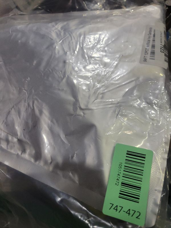 Photo 1 of 12 Pack Fake Vines for Room Decor Artificial Ivy Garland with Clip Green Flowers Hanging Plants Faux Greenery Leaves Bedroom Aesthetic Decor for Home Garden Wall Wedding