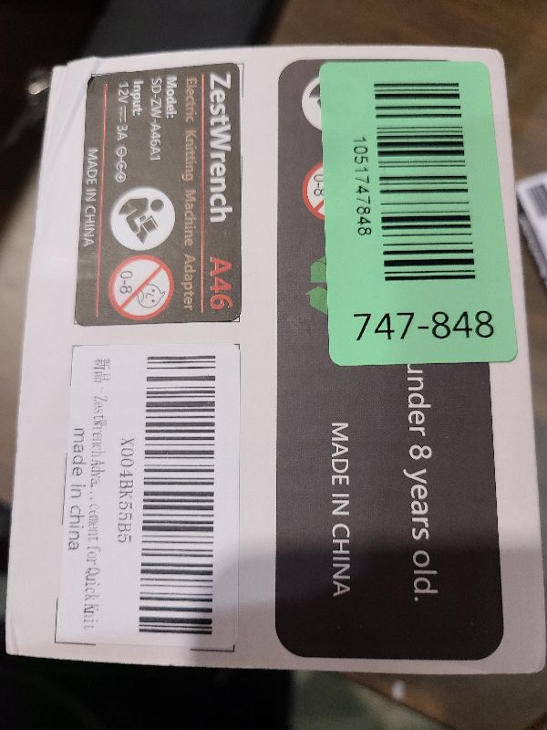 Photo 1 of [2025 Upgrade] ZestWrench Electric Knitting Machine Adapter for addi Express King Size Knitting Machine 46 Needles,addi Knitting Machine Automatic Accessories?LCD Panel & Row Counter