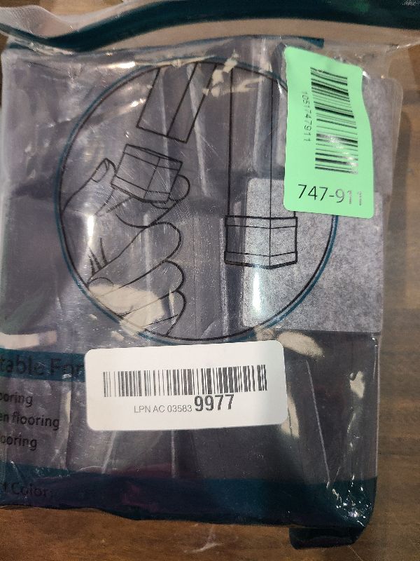 Photo 1 of 16 PCS Square Chair Leg Floor Protector, Silicone Chair Leg Cover, Furniture Leg Protectors with Felt, Mobile Table Leg Pad, Protect The Floor from Scratches.2 in Black.