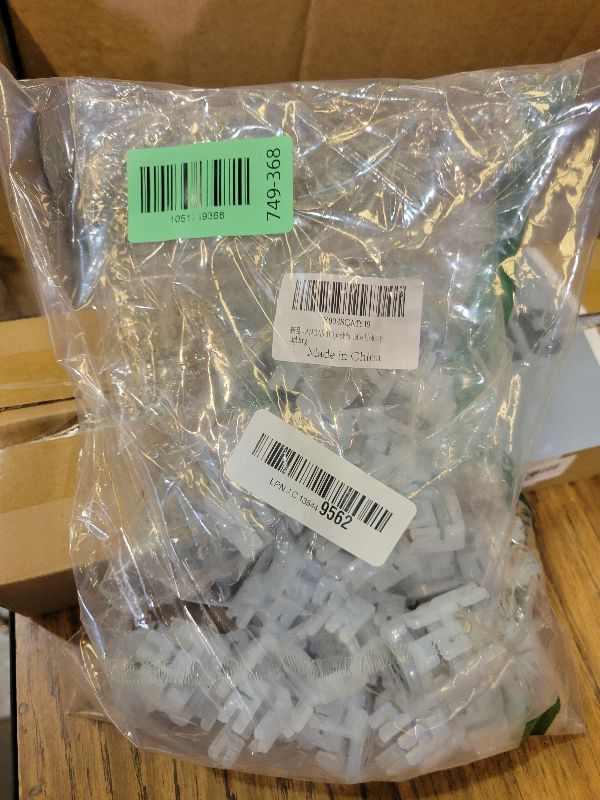 Photo 1 of 100 Pack Magnetic Christmas Light Clips, Upgraded Anti-Slip Metal Roof Christmas Light Hooks for C9 C7 Sockets, Weather-Resistant String Lighting Clips for Outside Gutters Patio Holiday (White)