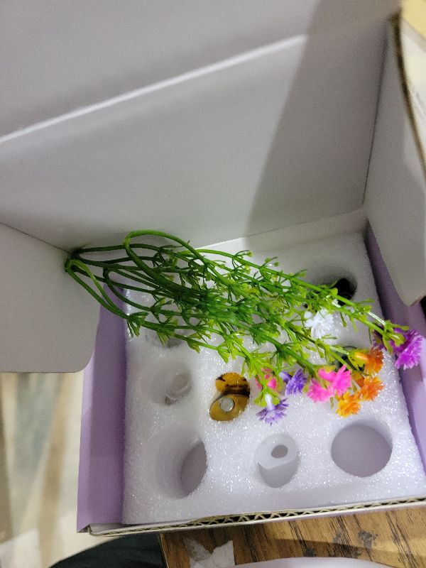 Photo 1 of 10-Pack Magnetic Mini Bud Vases Gift Set – Mixed Ceramic & Glass Holders for Fridge, Locker & Whiteboard – Upgraded Slam-Proof Magnets – Cute Bulk Gifts for Coworkers, Teachers & Office Decor