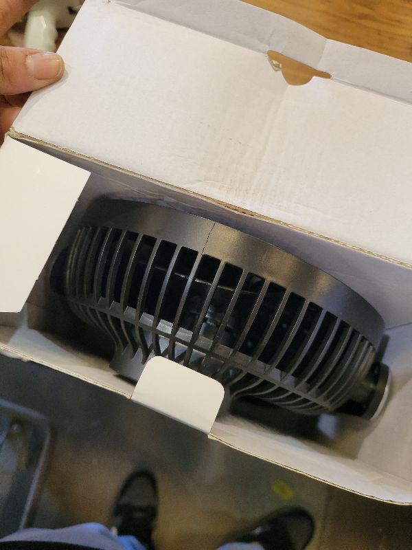 Photo 1 of 10000mAh 30hrs Portable Fan Rechargeable, 8-Inch Battery Operated Clip on Fan, USB Fans, 4 Speeds, Strong Airflow, Sturdy Clamp for Golf Cart Office Desk Outdoor Travel Camping Bed Truck Treadmill