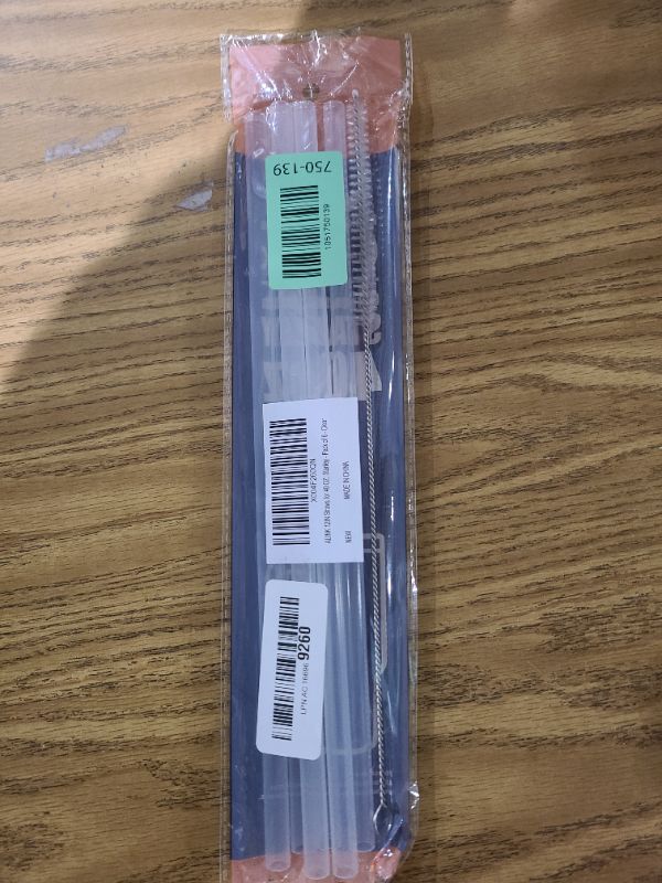 Photo 1 of [DISHWASHER SAFE] 6 Pack Replacement Straws for Stanley 40 oz 30 oz Cup Tumbler, 12 inch Long Clear Reusable Plastic Straws with Brush for Stanley, Owala, Yeti Tumbler, BPA FREE