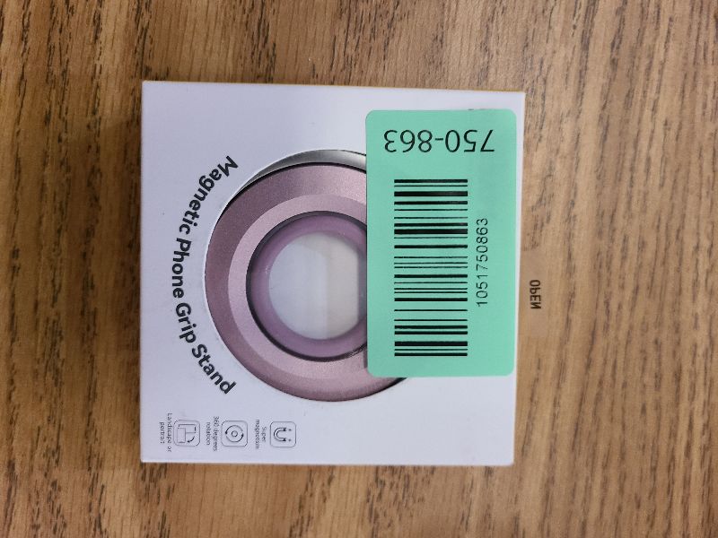 Photo 1 of [2025 Upgrade] Magnetic Phone Grip for MagSafe, 360° Rotation Phone Ring Grip Stand, Finger Kickstand Two-Sided Magnet Compatible with iPhone 17/16/15/14/13/12/11 Pro/Max MagSafe Accessories