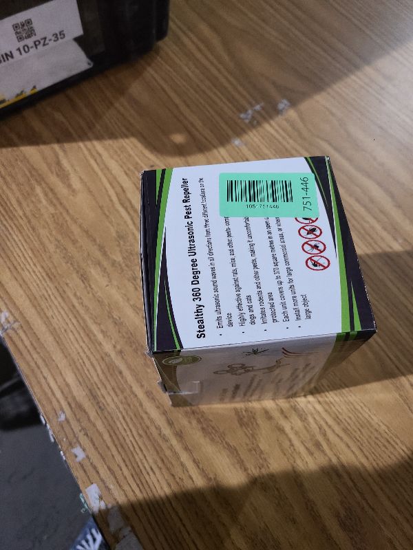 Photo 1 of 2 Pack Ultrasonic Pest Repellent Plug in, Indoor Pest Rodent Control for Mouse Mice Rat Squirrel Bat Roach Spider Ant Bug, Electronic Repelling Device Mouse Traps