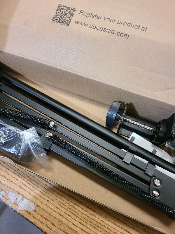 Photo 2 of UBeesize Overhead Camera Mount with 360° Adjustable Arm & Phone Holder for TikTok Live Streaming Photography Studio Content Creation, Desk Mount for DSLR Cameras/Webcam/iPhone/Ring Light/Microphone