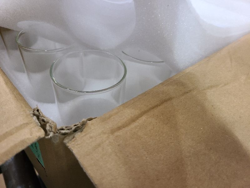 Photo 1 of 24 Pcs 8 Inch Tall Glass Vases Bulk Clear Cylinder Flower Vases Transparent Candle Holder Bulk Wedding Table Centerpieces Decoration for Banquet Dinners Party Event