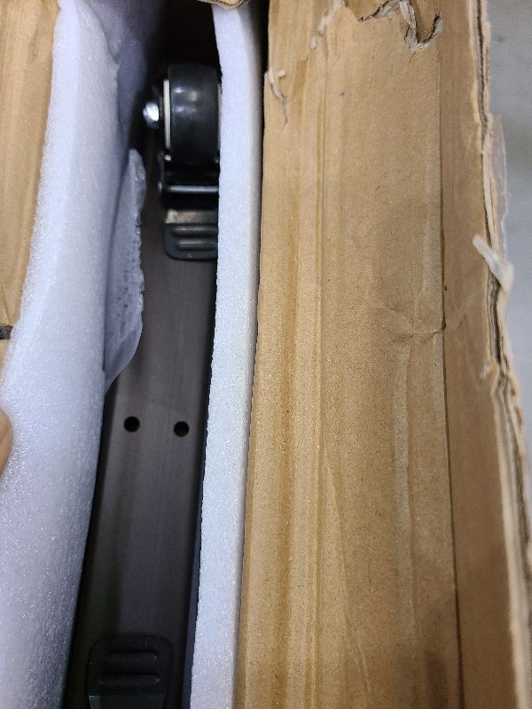 Photo 1 of 209" Width Expandable Driveway Gate & Retractable Fence Outdoor - 180° Rotating Aluminum Barricade with Casters, Metal Safety Barrier for Backyard/Dog Security (216.54 * 41.34,Grey)