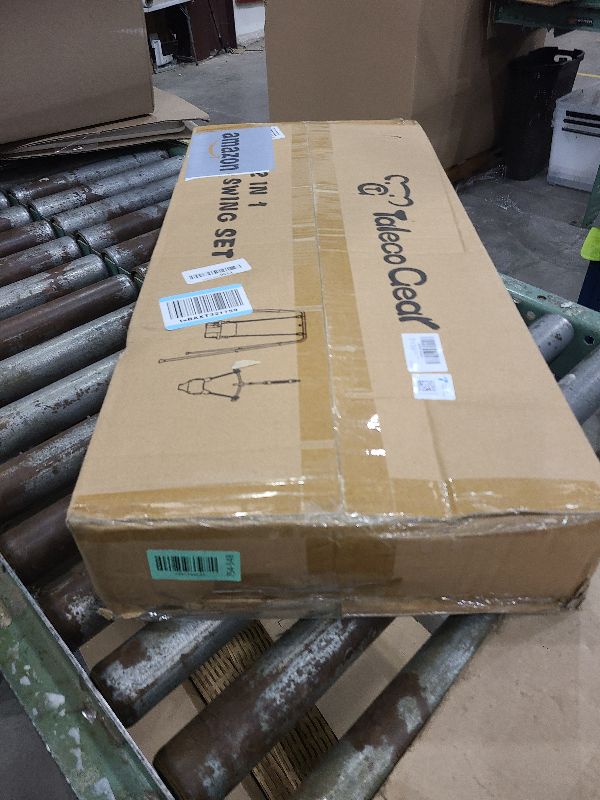 Photo 1 of 2-in-1 Baby Jumper & Swing - Foldable Stand, Stable Toddler Swing Set for Indoor & Outdoor Use