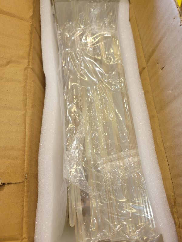 Photo 1 of 12 Pack Acrylic Sign Holder 8.5 x 11, Double-Sided Clear Sign Holder Plastic Stands for Display, T Shape Acrylic Table Sign Stands for Office Store Restaurants Wedding Party Decoration