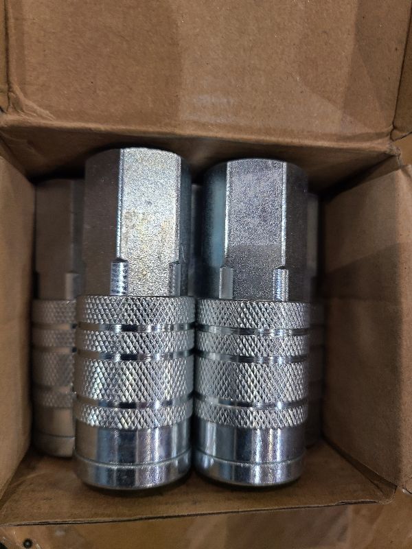 Photo 1 of 1/2” I/M Industrial Type Air Coupler with 1/2” FNPT, Steel High Flow 5PCS Air Tool Fittings