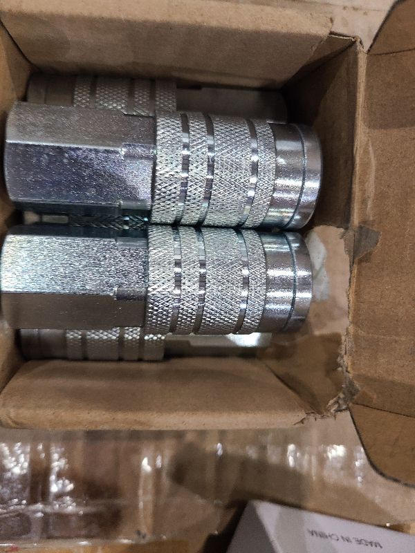 Photo 1 of 1/2” I/M Industrial Type Air Coupler with 1/2” FNPT, Steel High Flow 5PCS Air Tool Fittings