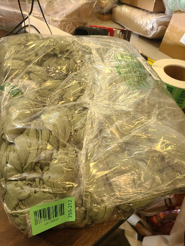 Photo 1 of 120 Pack Sage Green Cheesecloth Napkins 20 x 20 Inch Gauze Cheese Cloth Napkins with Wrinkle Fall Thanksgiving Cloth Napkins Set Rustic Dinner Table Napkins Bulk for Wedding Baby Shower Party Decor