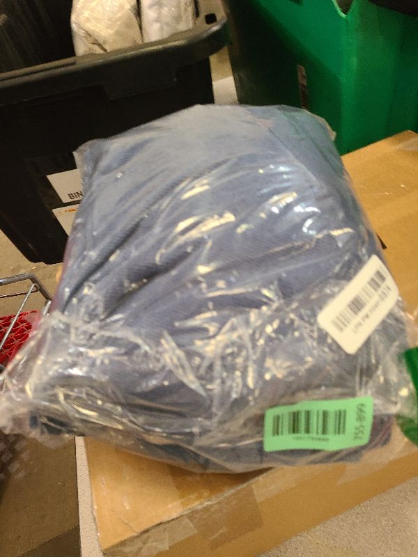 Photo 1 of **MSRP 29.99** Hiturbo Kids Towel Changing Robe: Soft Plush Wearable Blanket - Warm Coral Fleece Hoodie - Swim Surf Poncho for 5-12 Years (Navy)