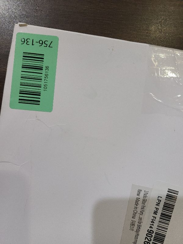 Photo 1 of 2 Pack Glitter Pink Backdrop, 3.28 FT x 7.05 FT Birthday Party Decorations, Laser Pink Fringe Curtains Foil Streamer Tinsel, Pink Curtains Photo Backdrop Happy Birthday Backdrop