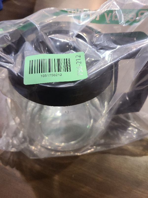Photo 1 of 12-Cup Replacement Glass Coffee Carafe for Cuisinart Coffee Maker Models DCC-1200, DCC-1100BK, DCC-2650, CHW-12, CHW-12P1, DGB-550BK, DGB-550BK1, DGB-625BC, DGB-700BC, and SS-12 | Part# DCC-1200PRC