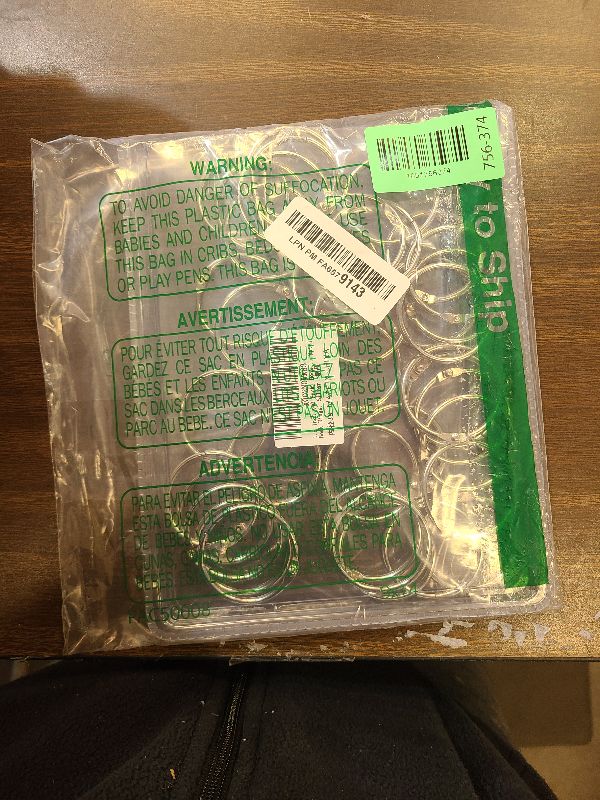 Photo 1 of 1.5 Inch (40 Pack) Book Binder Rings, Office Loose Leaf, Nickel Plated Steel, Keychain Key Ring, Metal Book, Silver