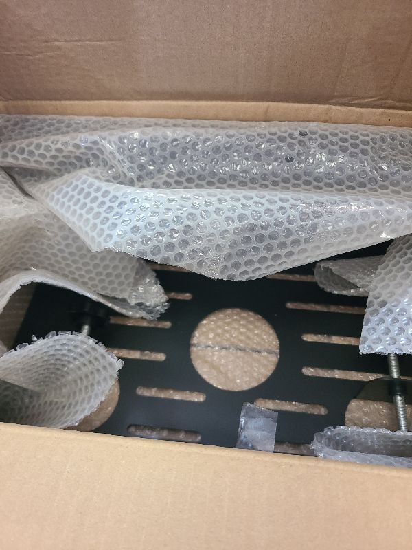 Photo 1 of 16 Inch Clip-On Desk Cable Organizer, Power Cord Management Tray, No Drilling Required, Open Ventilation, for Office, Home