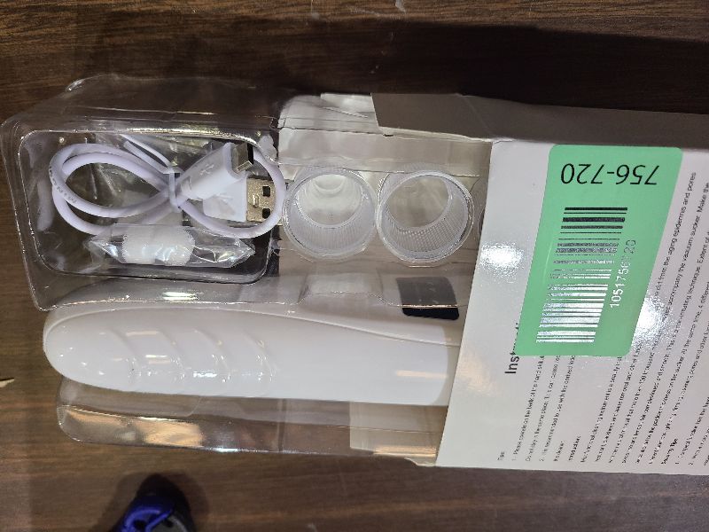 Photo 1 of 2025 Blackhead Remover Pore Vacuum,Facial Pore Cleaner-5 Suction Power,5 Probes,USB Rechargeable Blackhead Vacuum Kit Electric Acne Extractor Tool for Adult