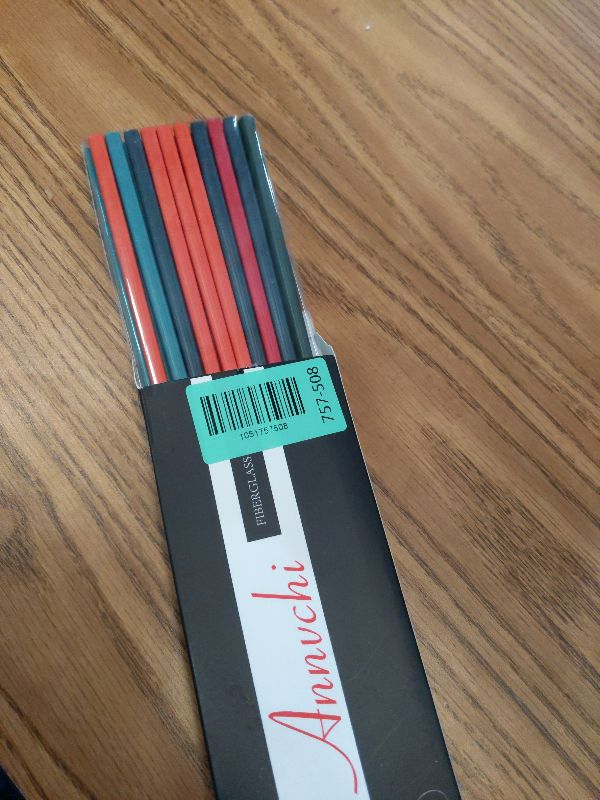 Photo 1 of 10 Pairs Fiberglass Chopsticks, Chopsticks Reusable,Chop Sticks Reusable Dishwasher Safe (COLOR)