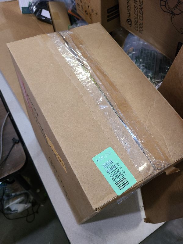 Photo 1 of (2025 Upgrade) Cordless Robotic Pool Cleaner, Lasts 75 Min, Automatic Vacuum for Above-Ground Pools up to 645 Sq.ft,Portable, Self-Parking,Light Blue