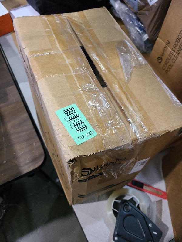 Photo 1 of (2025 Upgrade) Cordless Robotic Pool Cleaner, Lasts 75 Min, Automatic Vacuum for Above-Ground Pools up to 645 Sq.ft,Portable, Self-Parking,Light Blue