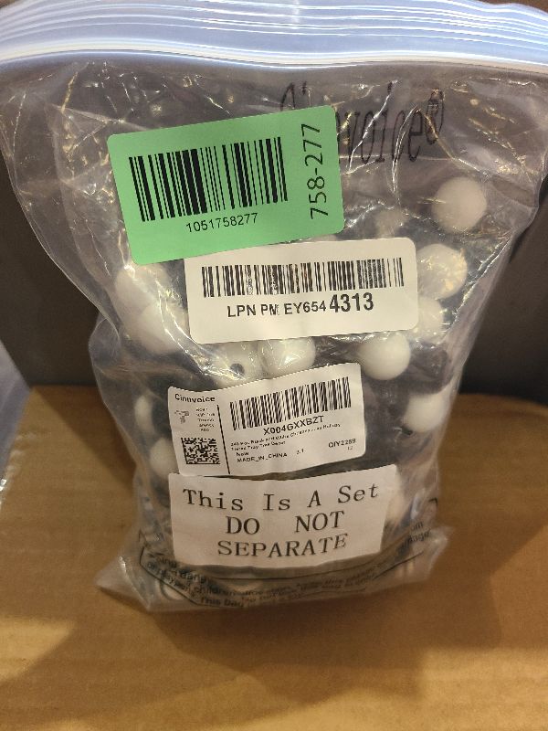 Photo 1 of 240 Pcs Black and White Christmas Wooden Beads for Crafts, 16mm Round Spacer Stripe Polka Dot Peppermint Beads Bulk for Jewelry Making DIY Garland Pens Winter Xmas Holiday Tiered Tray Tree Decor