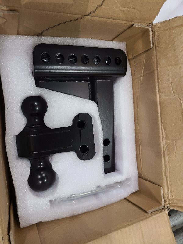 Photo 2 of Aquilaplain 2" Adjustable Trailer Hitch - 4" Rise/Drop Height, 2'' & 2-5/16'' Ball Hitches 25000 Lbs Heavy Duty Towing Ball Mount, RVs, Campers, Boat Trailers