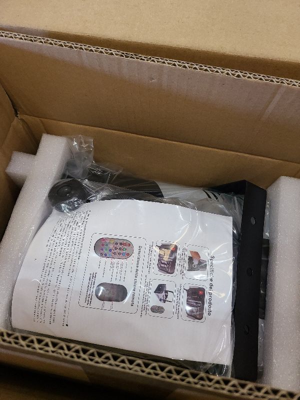 Photo 1 of 1200W Fog Machine with RGB 6LEDs Lighting Smoke Haze Generator Stage Effect Equipment for Play Theater Professional Stage Home Entertainment Halloween Party DJ Nightclub Wedding