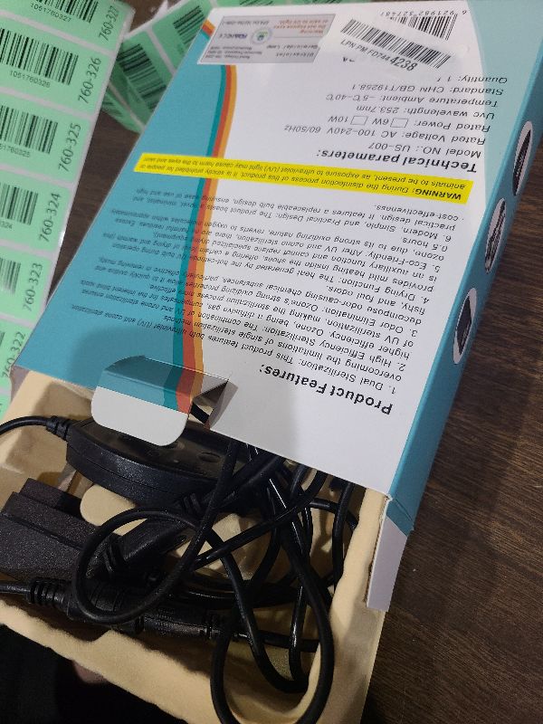 Photo 1 of 10W Ultraviolet Shoe Deodorizer, Electric Foot, Shoe Boot Glove, Foldable Design, for Hats Shoes