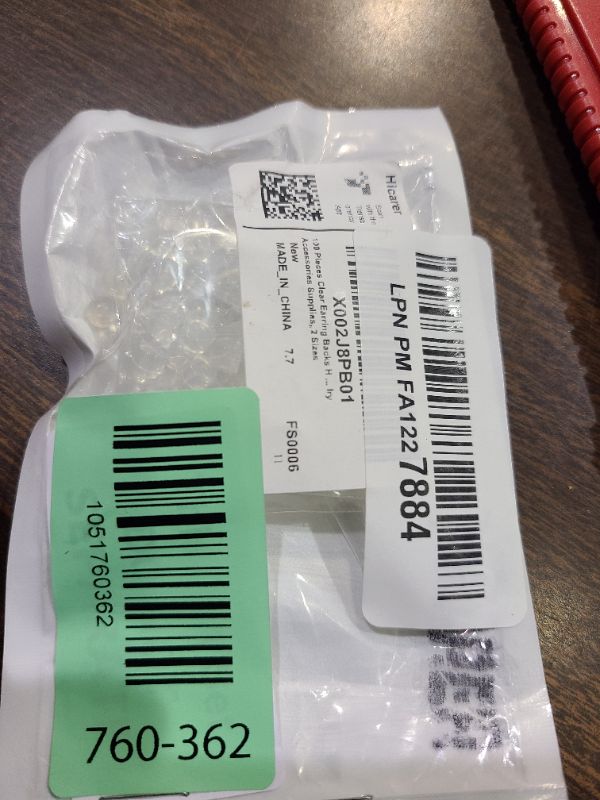 Photo 1 of 100 Pieces Clear Earring Backs Hamburger Shaped Safety Backs Secure Locking Silicone Earring Backs Stopper for Jewelry Accessories Supplies, 2 Sizes