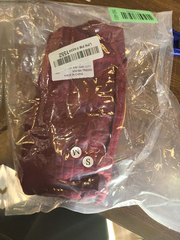 Photo 1 of 1Pack Dog Hoodie Sweaters for Small Medium Dogs Warm Dog Clothes for Large Dogs Soft Waffle-Like Laminated Sweatshirt Bulldog (Brown+Wine Red, S/M (Back: 13",Chest: 18.5", Neck: 12"))