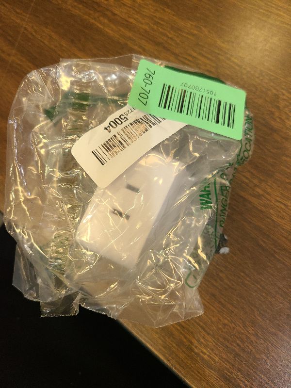 Photo 1 of 2 Prong to 3 Prong Adapter, FiiMan Multi Plug Outlet Extender 5 AC Outlet Splitter Wall Adapter Non-Grounded Outlets Expander for Japan Travel - Type A, 1875W, White (1 Pack)