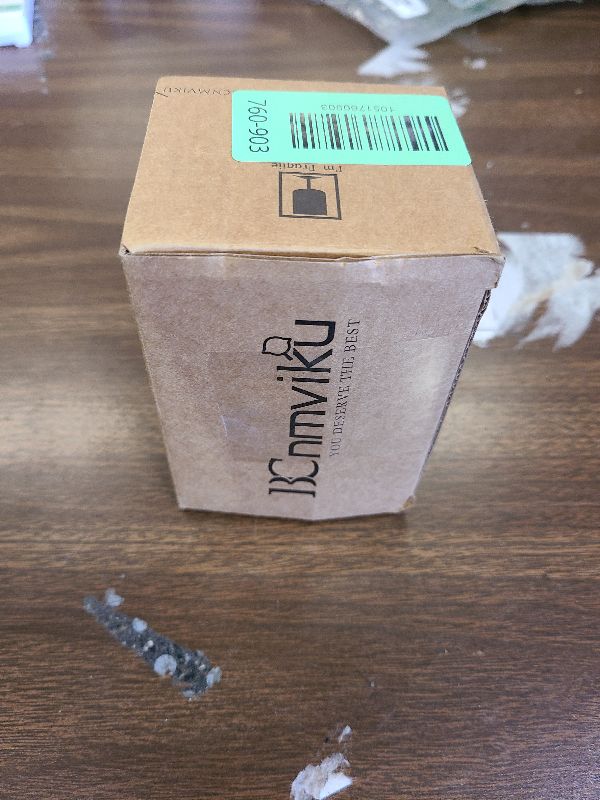 Photo 1 of 1 Pack Double Spouts Measuring Triple Pitcher Milk Cup with Wood Handle 75ML Espresso Shot Glasses Parts Clear Glass By BCnmviku